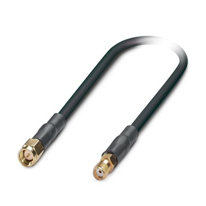 Phoenix Contact Coaxial Cordset; NBC-COX-CKM/10.0-M/COX-CKF; Male Straight to Female Straight; 10m FRNC Cable